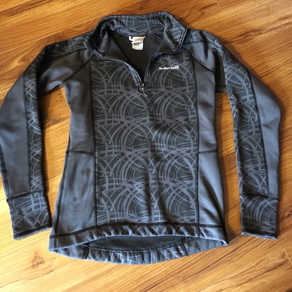 Fleece pull over jacket